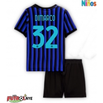 Camiseta Inter Milan Federico Dimarco #32 Primera Equipación para niños 2025-26 manga corta (+ pantalones cortos)